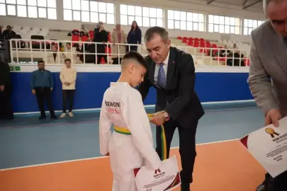 Bala'da tekvando kuşak sınavı heyecanı yaşandı