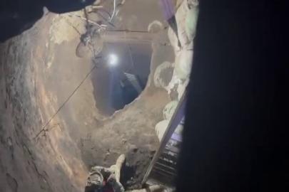 Hatay'da evinin bahçesinde define ararken 40 metrelik tünel açtı