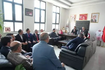 Yeniden Refah Partisi heyetinden Derecik ilçesine ziyaret