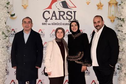 Ak Çarşı Sürücü Kursları ve TÜMİD Kadın Kolları Başkanı Nuray Ulu Kaya İş Ortaklarını İftarda Buluşturdu