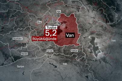Son dakika... Van'da 5,2 büyüklüğünde deprem